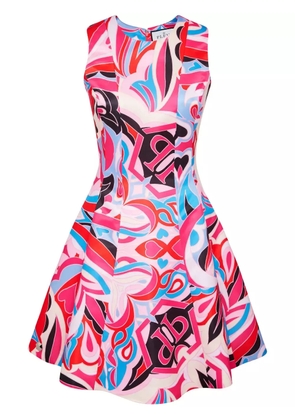 Philipp Plein Colorful Circus flared dress - Pink