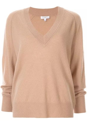 Equipment Madalene v-neck cashmere jumper - Brown