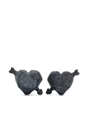 Sunnei small Cuore di Pietra earrings - Silver