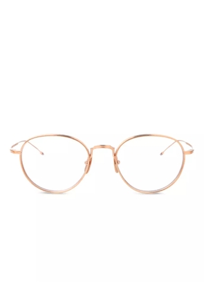 Thom Browne Eyewear round-frame titanium glasses - Pink