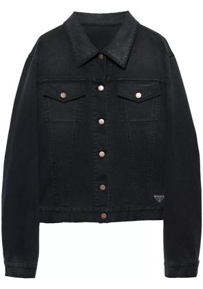 Prada denim blouson jacket - Black