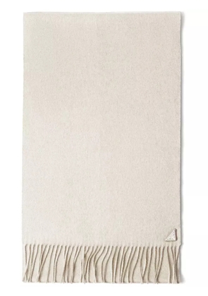 Prada logo scarf - Neutrals