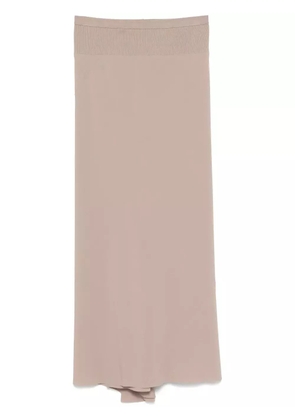 Rick Owens Calf Bias midi skirt - Neutrals