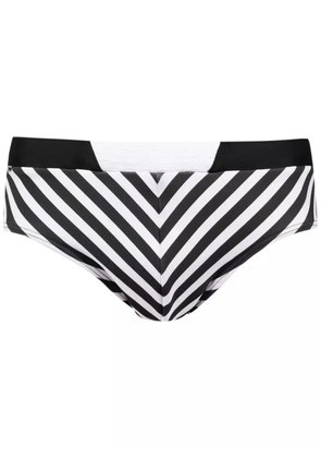 Amir Slama striped swim briefs - Black