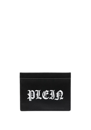 Philipp Plein logo print cardholder - Black