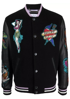 Philipp Plein embellished College Bomber jacket - Black