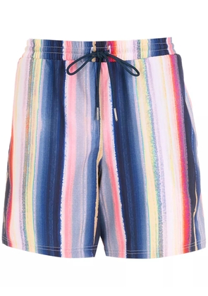 Lygia & Nanny Gil stripe-print swimming shorts - Multicolour