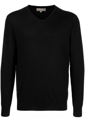 N.Peal v-neck jumper - Black