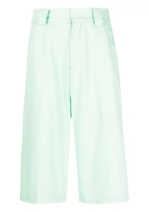 RASSVET pressed-crease four-pocket Bermuda shorts - Green