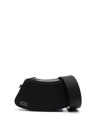 GCDS logo-lettering shoulder bag - Black