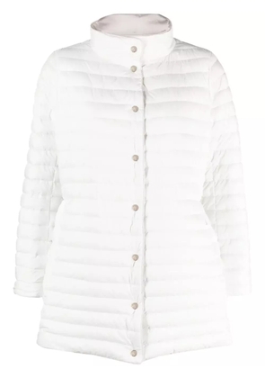 Moorer long-sleeve reversible padded jacket - White