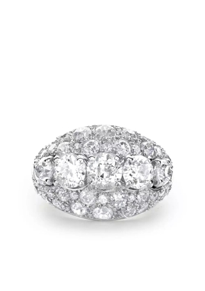 René Boivin pre-owned platinum Art Deco diamond ring - Silver