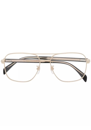 Eyewear by David Beckham pilot-frame glasses - Gold