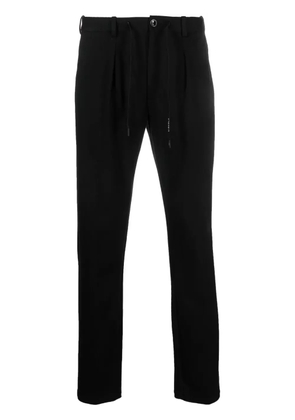 Circolo 1901 drawstring-waistband tapered-leg trousers - Black