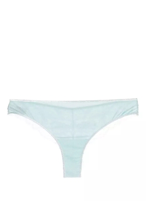 Marlies Dekkers Mariposa Butterfly floral-lace thong - Blue