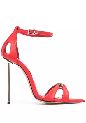 HARDOT Blood 100mm leather sandals - Red