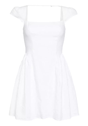 Reformation Oaklyn linen dress - White
