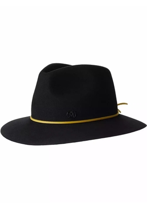 Maison Michel Rico felt fedora hat - Black