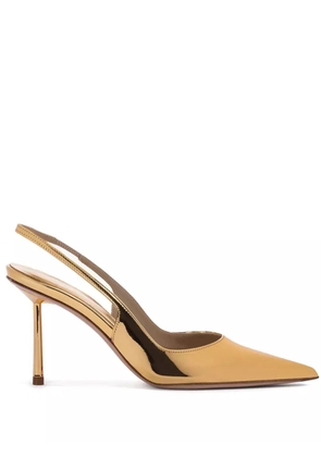 Le Silla Bella metallic slingback pumps - Gold