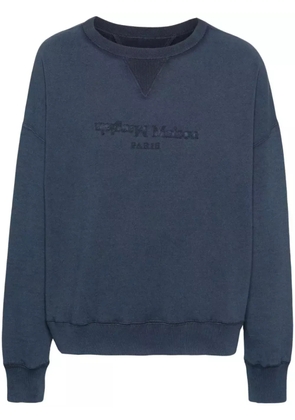 Maison Margiela Reverse cotton sweatshirt - Blue