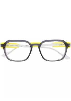 Face À Face colour-block glasses - Grey