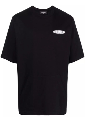 DSQUARED2 logo-print short-sleeve T-shirt - Black