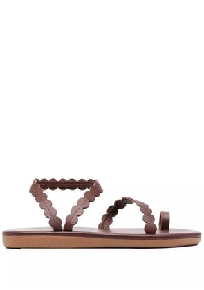 Ancient Greek Sandals multi-strap leather sandals - Brown