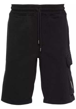 C.P. Company Lens-detail cotton track shorts - Blue