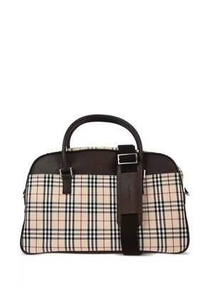 Burberry Pre-Owned 1990-2000s House Check two-way handbag - Neutrals