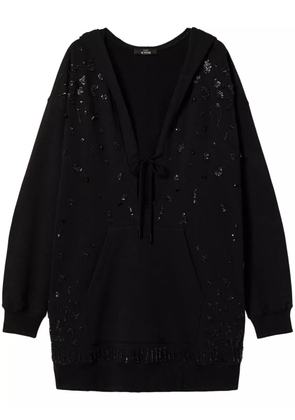 TWINSET embroidered mini dress - Black