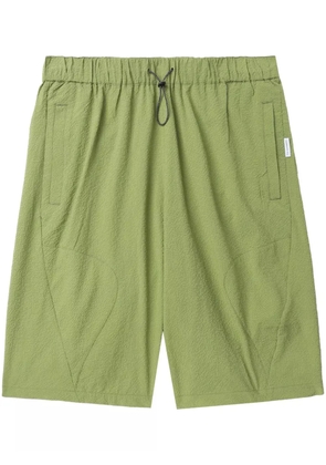 FIVE CM elasticated-waist textured shorts - Green