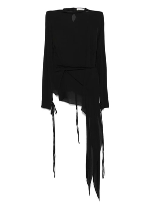 Christopher Esber Inverted swept T-shirt - Black