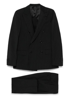 Lardini pinstripe suit - Black