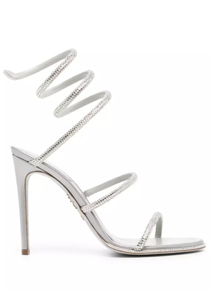 René Caovilla 110mm Cleo sandals - Grey