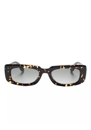 GIGI STUDIOS Thrive 017 rectangle-frame sunglasses - Brown