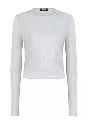 GCDS Rouches top - Silver