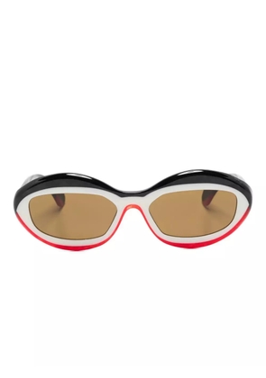 Alain Mikli oval-frame sunglasses - White