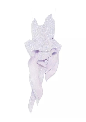 Maticevski Indiscreet Wave bodice - Purple