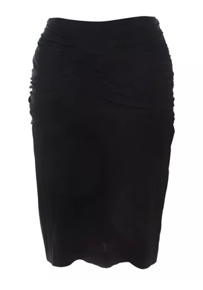 Escada Pre-Owned ruched skirt - Black