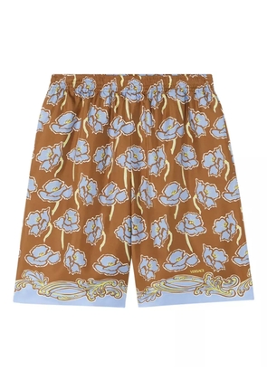 Versace Poppies shorts - Brown