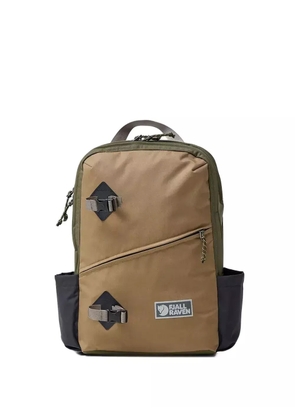 Fjällräven two-tone buckle-embellished backpack - Green