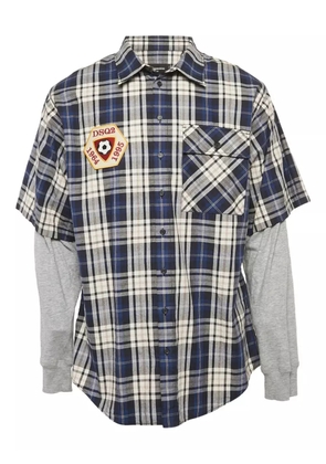 DSQUARED2 tartan shirt - Blue