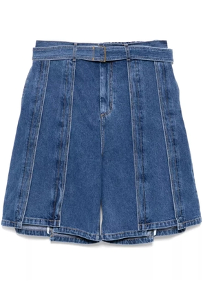 SONGZIO Belted shorts - Blue
