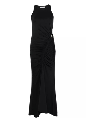 Patrizia Pepe ruched maxi dress - Black