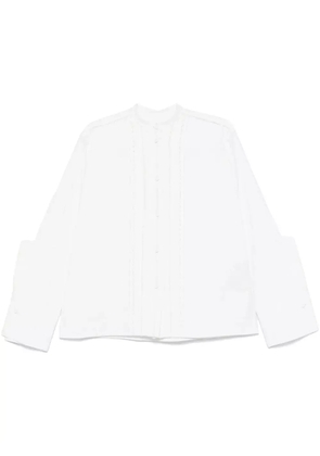 Jil Sander pintuck-detailed shirt - White