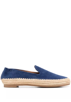Clergerie calf-suede slippers - Blue