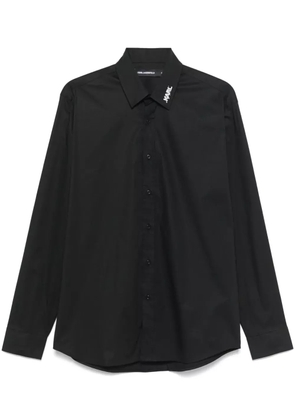 Karl Lagerfeld logo-embellished shirt - Black