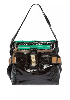 Chloé Pre-Owned Audra leather shoulder bag - Brown