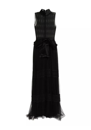 Saiid Kobeisy lace sleeveless dress - Black