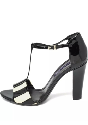 Polo Ralph Lauren Vintage leather heeled sandals - Black